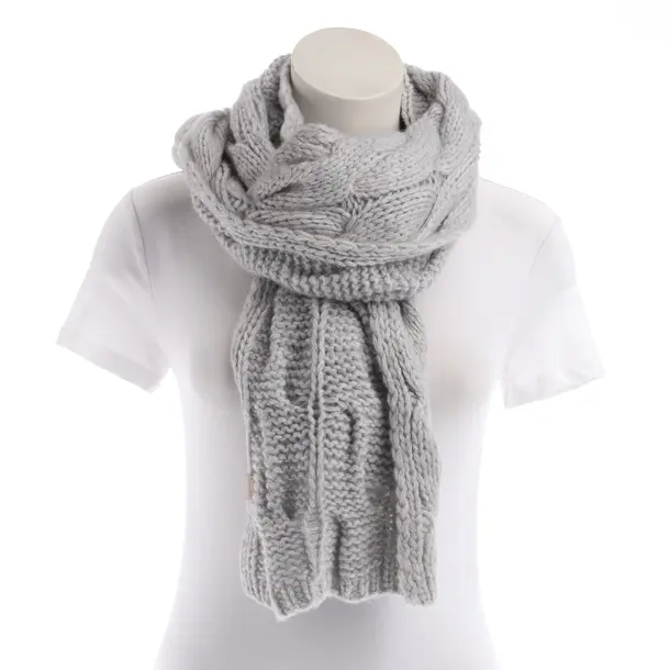 Scarf, in Light Gray, Cashmere, Roeckl