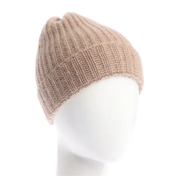 Beanie, in Light Brown, Cashmere, Roeckl