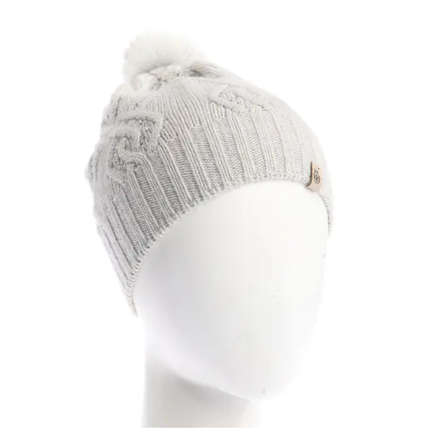 Beanie, in Light Gray, Wool, Roeckl