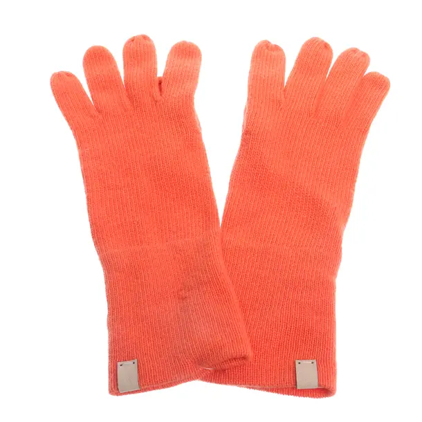 Gloves, in Dark Orange, Viscose, Roeckl