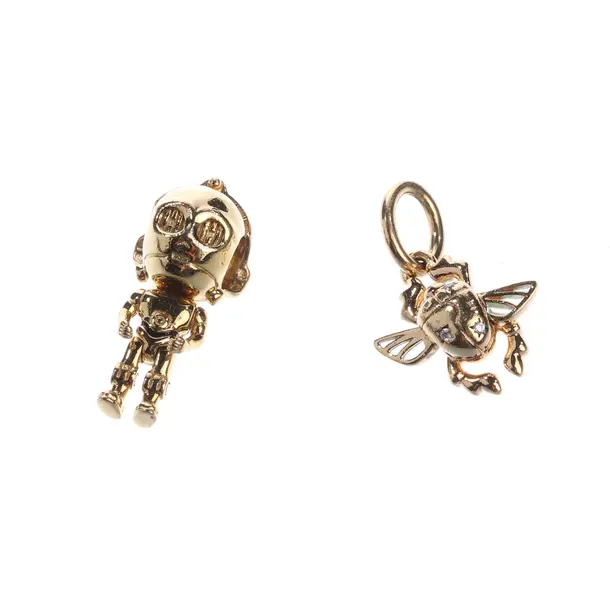 Anhänger, in Gold, Metall (metallisch, metallisiert), Pandora