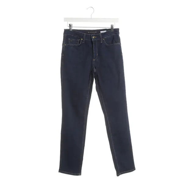 Slim Fit Jeans, in Navy, Cotton, Raffaello Rossi