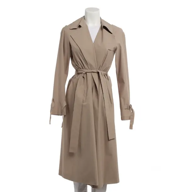 Summer Coat, in Light Brown, Polyester, Harris Wharf London