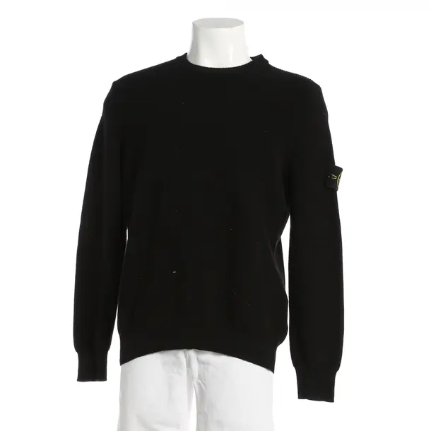 Pullover, in Schwarz, Baumwolle, Stone Island