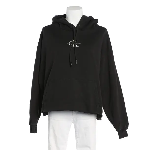 Hoodie, in Schwarz, Baumwolle, Calvin Klein