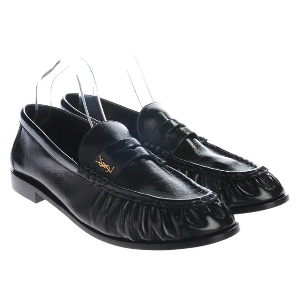 Mules, in Schwarz, Saint Laurent