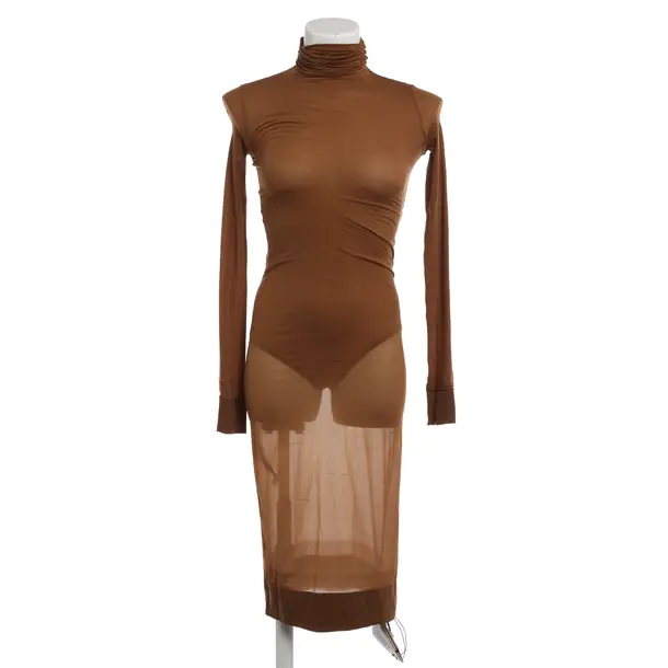 Cocktail Dress, in Light Brown, Polyamide, Saint Laurent