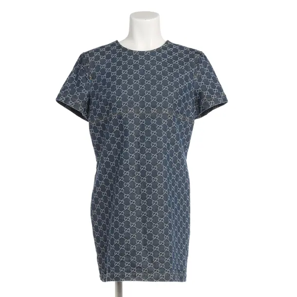 Dress, in Blue, Cotton, Gucci