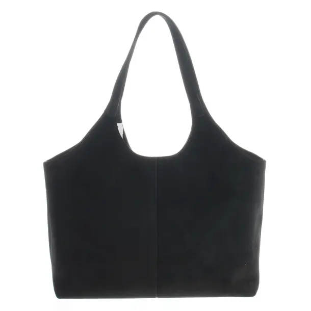 Schultertasche, in Schwarz, Leder, Aesther Ekme