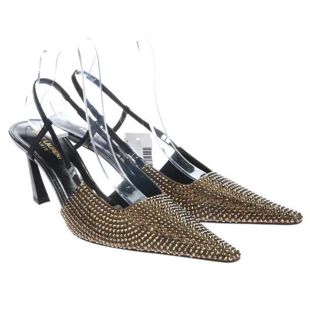 Slingbacks, in Gold, Saint Laurent