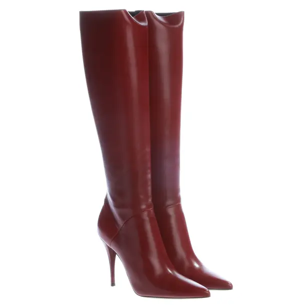 Boots, in Red, Saint Laurent