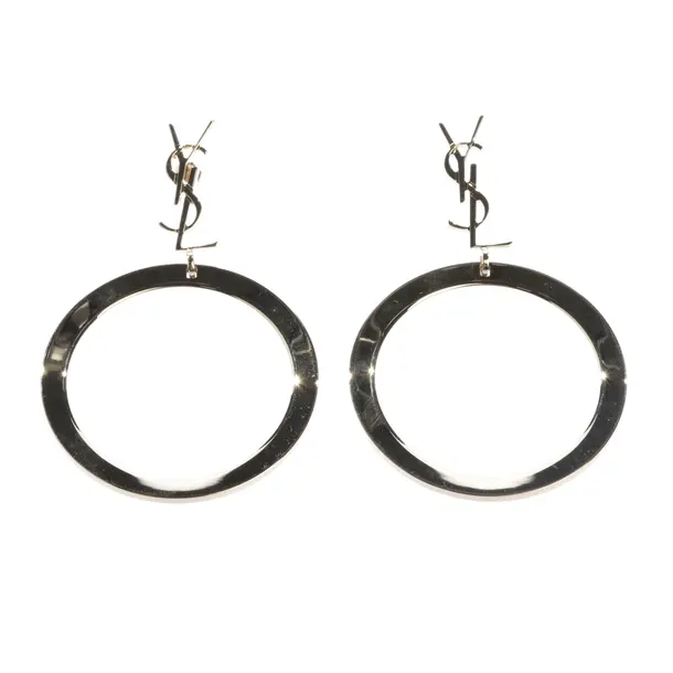 Ohrringe, in Gold, Metall (metallisch, metallisiert), Saint Laurent
