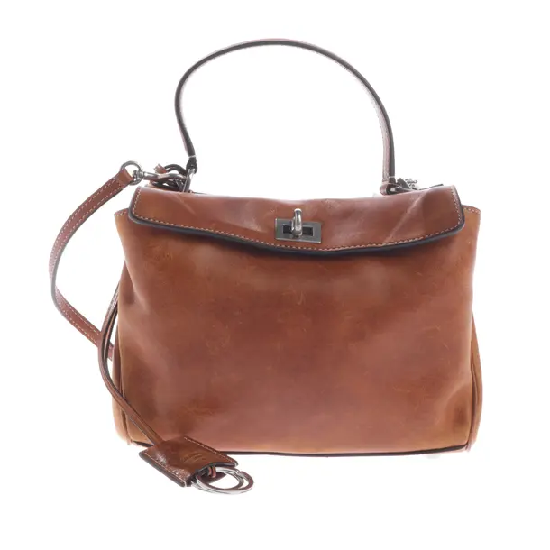 Schultertasche, in Hellbraun, Leder, Balenciaga