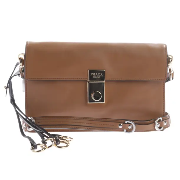 Borsa a cinture a tracolla, in Marrone chiaro, Pelle, Prada