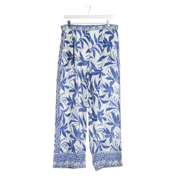 Hose, in Navy, Viskose, Velvet by Graham and Spencer