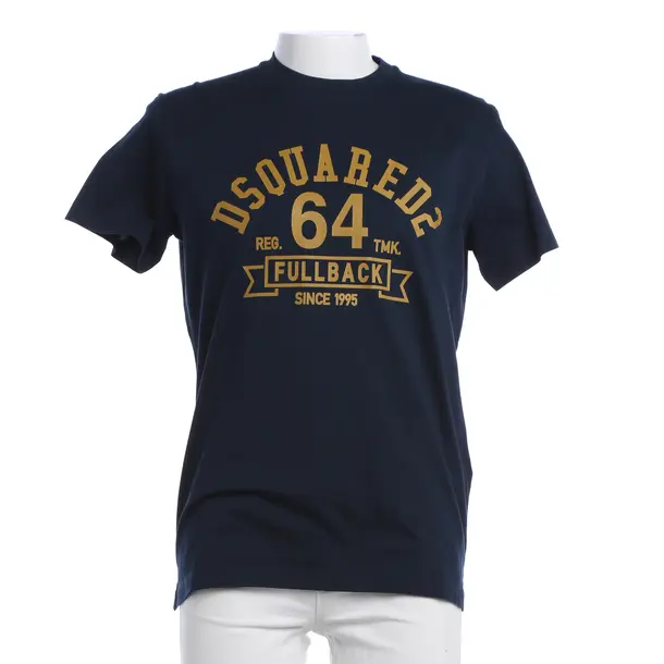 T-Shirt, in Navy, Baumwolle, Dsquared