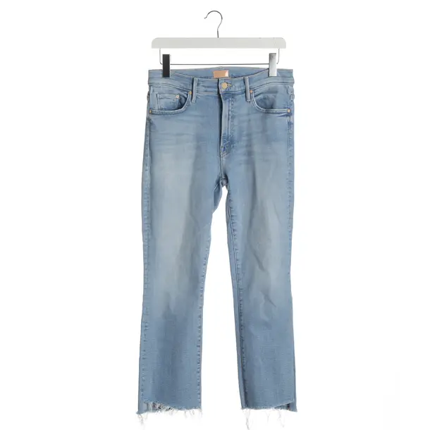 Slim Fit Jeans, in Light Blue, Cotton, Mother