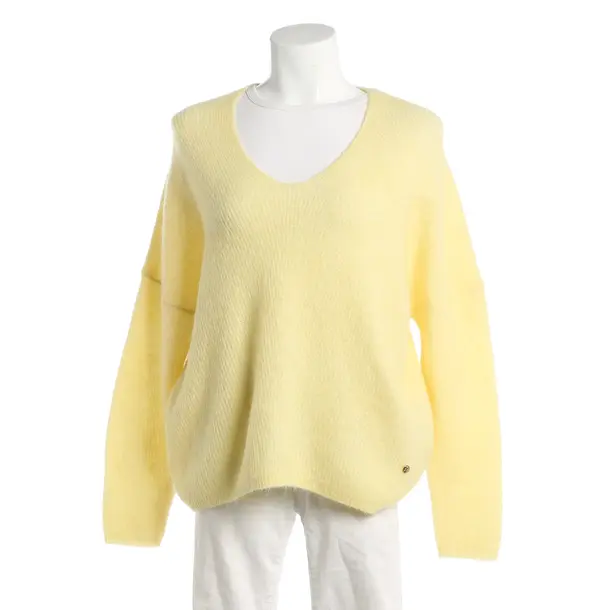 Pullover, in Pastellgelb, Wolle, Mos Mosh