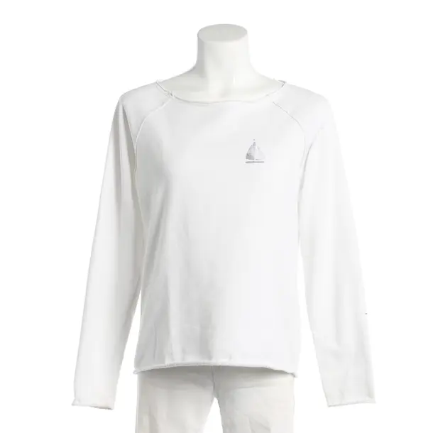 Felpa, in Bianco, Cotone, Juvia