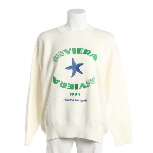 Pullover, in Weiß, Baumwolle, Sandro