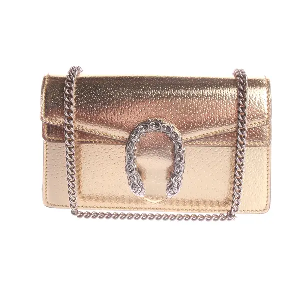 Abendtasche, in Gold, Leder, Gucci