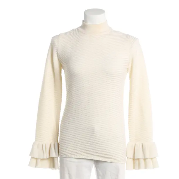 Maglione, in Crema, Lana, Karl Lagerfeld