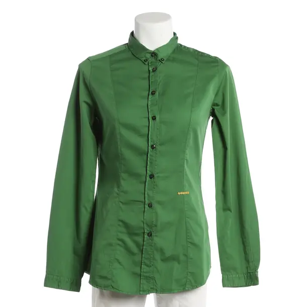 Blouse, in Green, Cotton, 0039 Italy