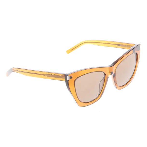 Sunglasses, in Brown, Synthetic, Saint Laurent