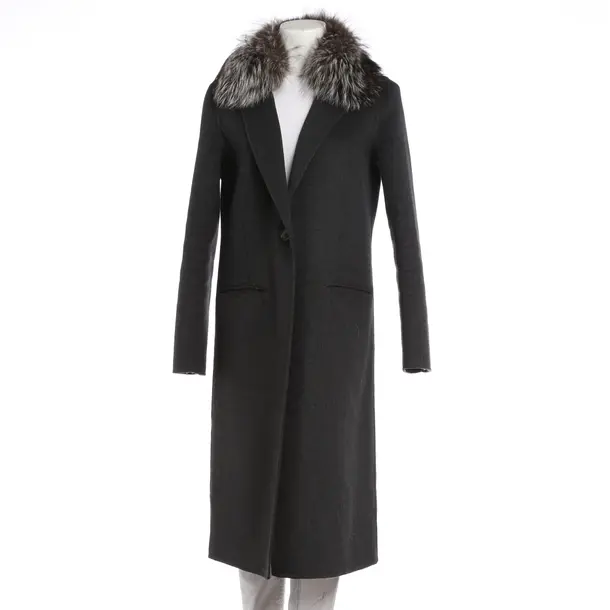 Mid-Season Coat, in Dark Gray, Wool, Michael Kors