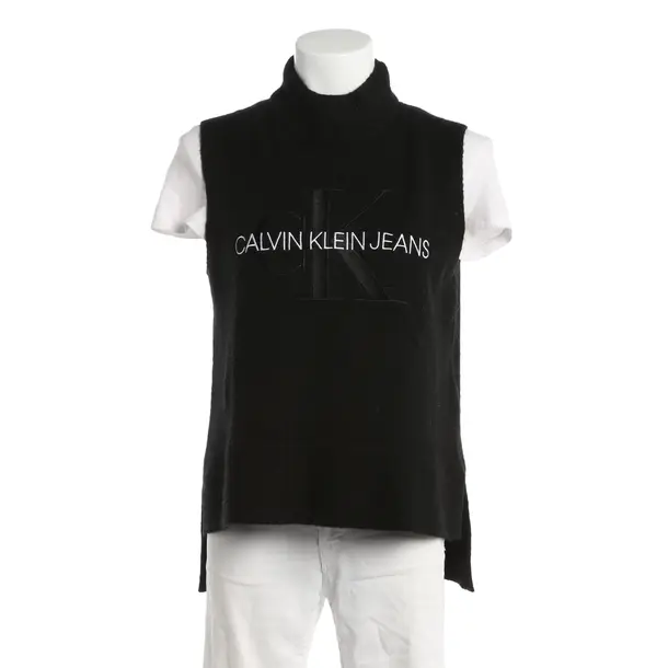 Sweater Vest, in Black, Acrylic, Calvin Klein