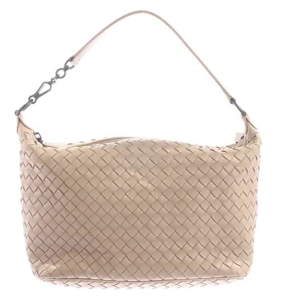 Schultertasche, in Hellbraun, Leder, Bottega Veneta