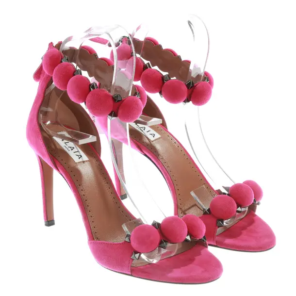 Heeled Sandals, in Fuchsia, Alaia