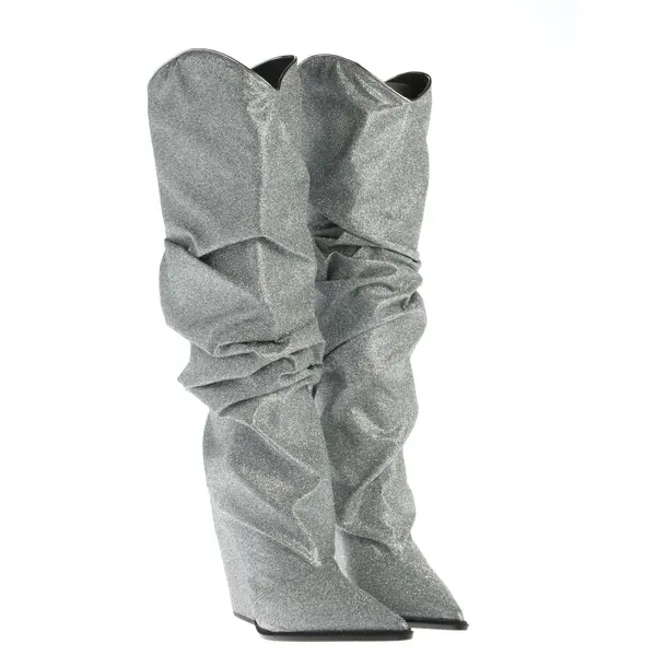 Boots, in Silver, Alexandre Vauthier