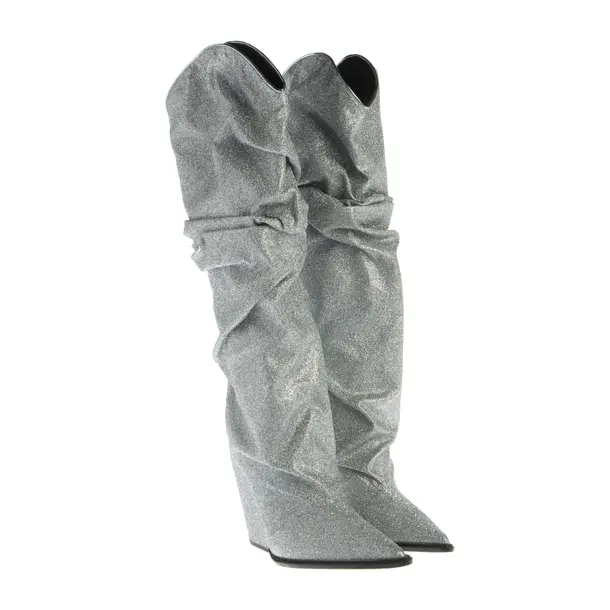 Boots, in Silver, Alexandre Vauthier