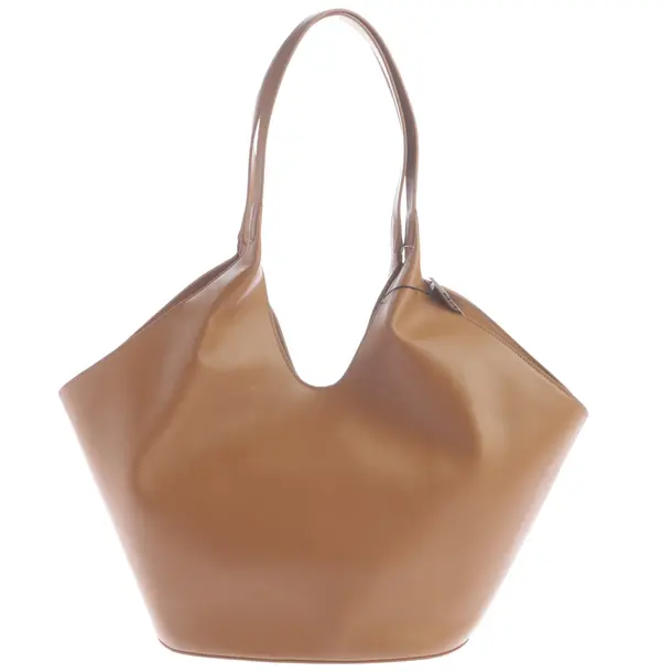 Shopper Bag, in Light Brown, Leather, Aesther Ekme