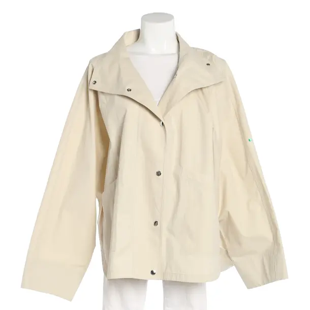 Summer Jacket, in Cream, Cotton, Totême