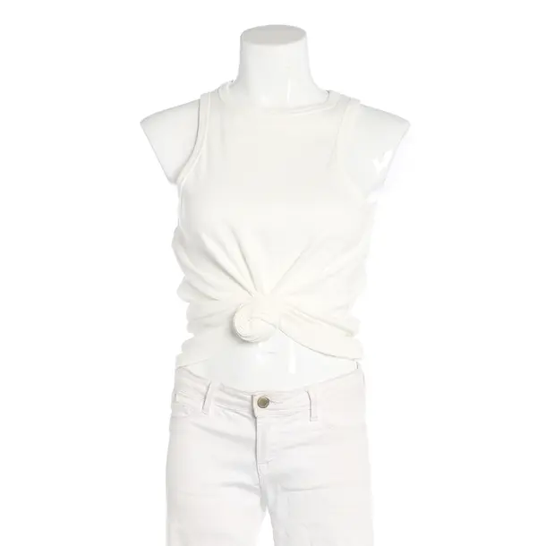 Top, in Cream, Baumwolle, Magda Butrym