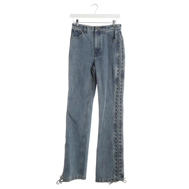Straight Fit Jeans, in Blue, Cotton, Rotate Birger Christensen