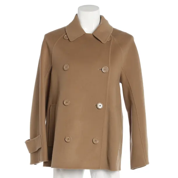 Mid-Season Coat, in Camel, Wool, Max Mara