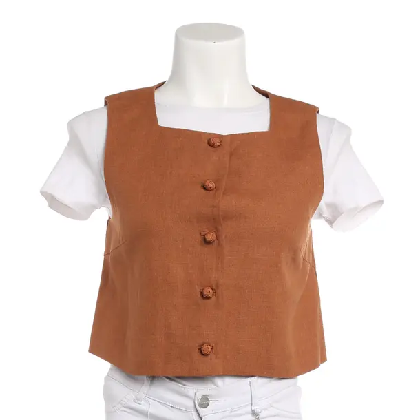 Top, in Light Brown, Linen, Posse