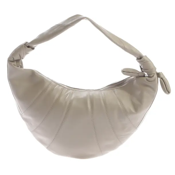 Schultertasche, in Hellbraun, Leder, Lemaire