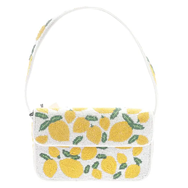 Shoulder Bag, in Multicolored, Leather, Staud