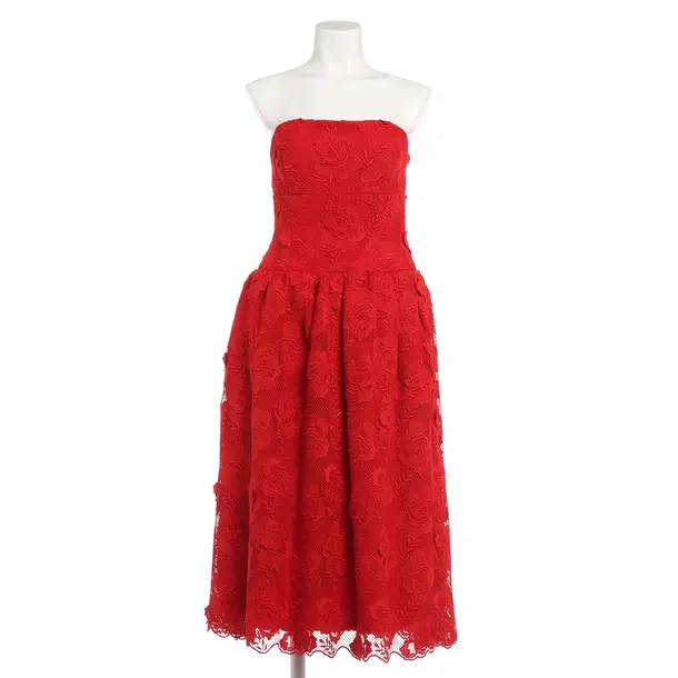 Cocktail Dress, in Red, Polyester, self-portrait