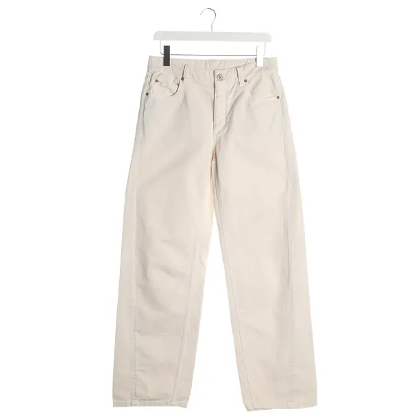 Straight Fit Jeans, in Beige, Cotton, Brunello Cucinelli