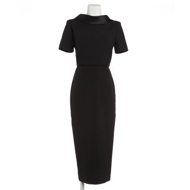 Cocktail Dress, in Black, Polyester, Roland Mouret