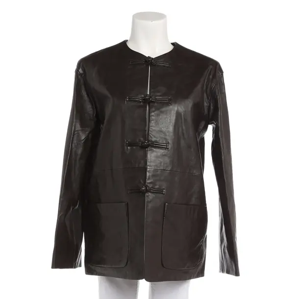 LeatherJacket, in Dark Brown, Leather, Róhe