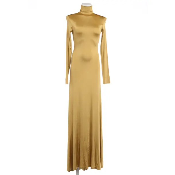 Cocktail Dress, in Mustard Yellow, Viscose, Tove