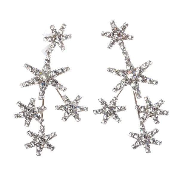 Ohrringe, in Silber, Metall (metallisch, metallisiert), Jennifer Behr