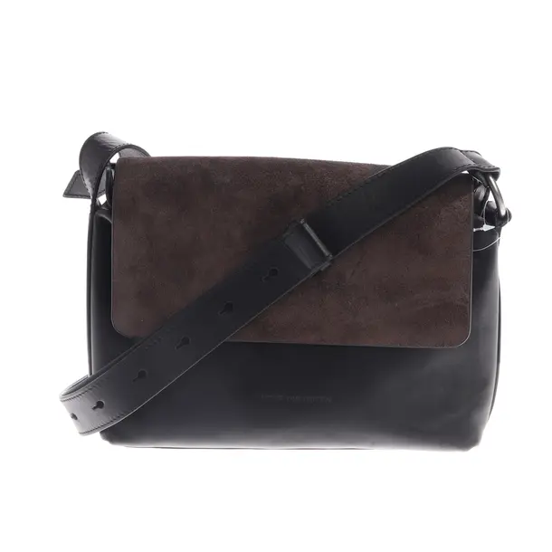 Cross Body Bag, in Dark Brown, Leather, Dries van Noten