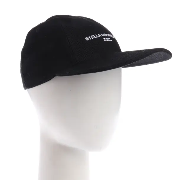 Cap, in Black, Cotton, Stella McCartney